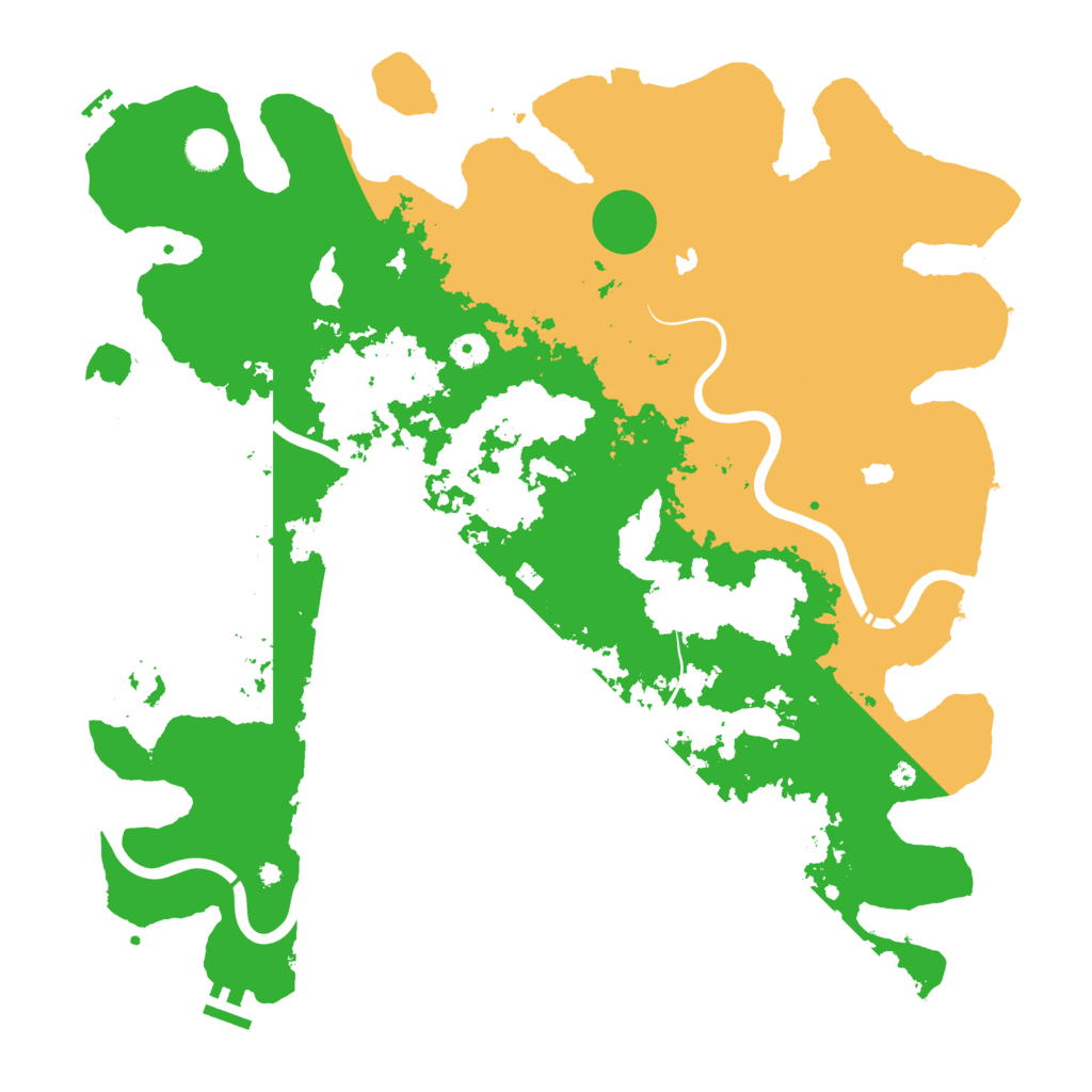 Biome Rust Map: Procedural Map, Size: 4500, Seed: 123047