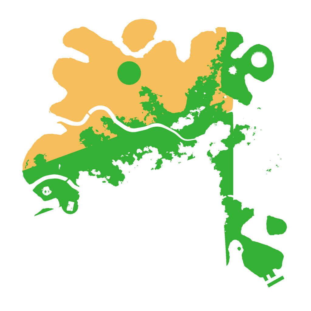 Biome Rust Map: Procedural Map, Size: 3500, Seed: 1447367866