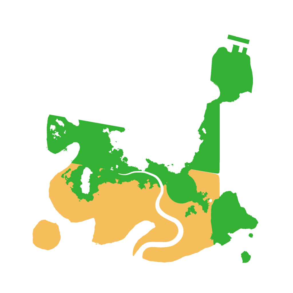 Biome Rust Map: Procedural Map, Size: 2700, Seed: 1764590507