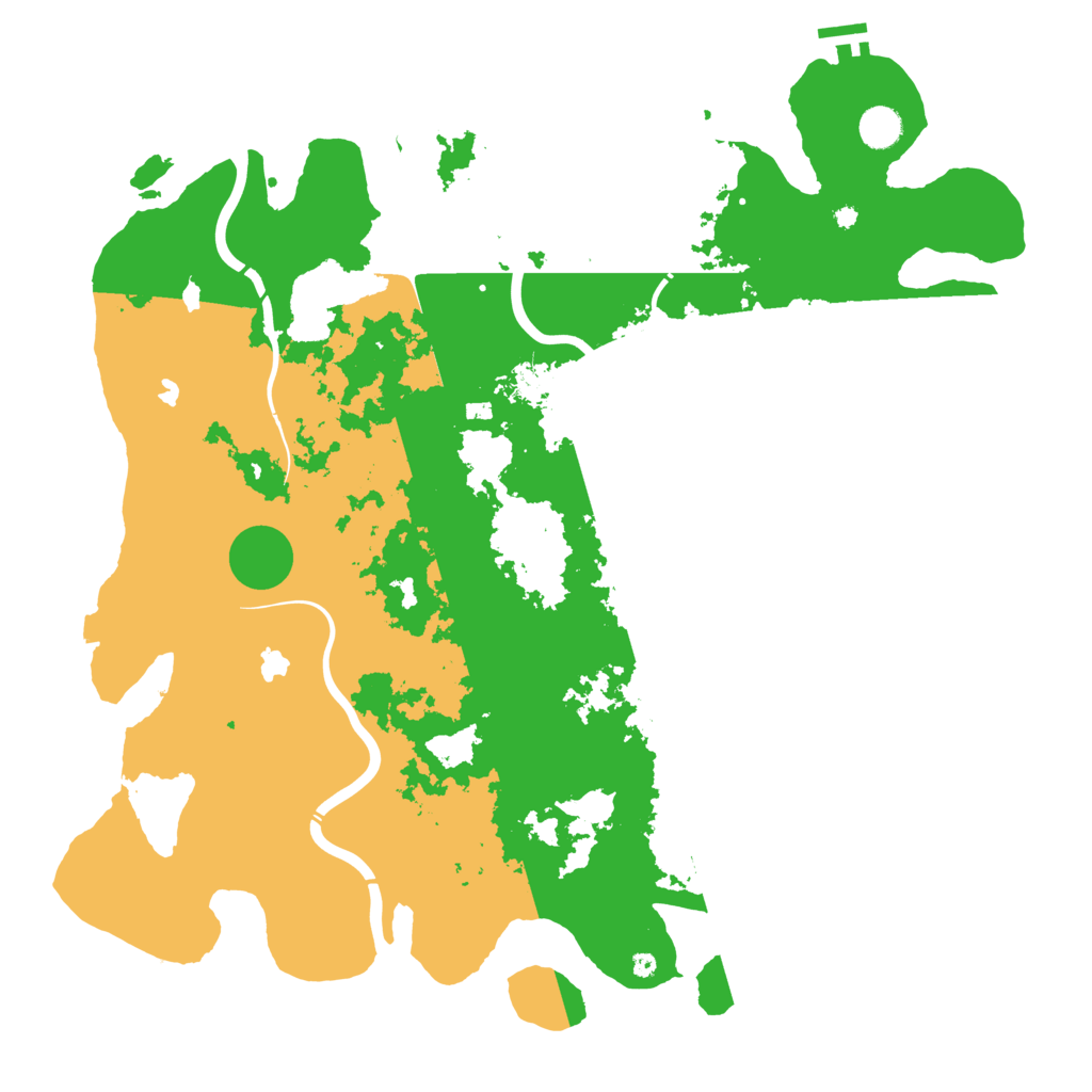 Biome Rust Map: Procedural Map, Size: 4500, Seed: 973537537