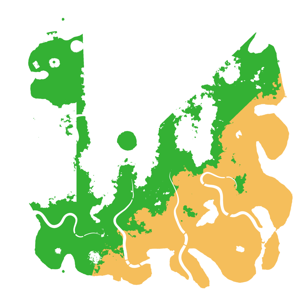 Biome Rust Map: Procedural Map, Size: 4500, Seed: 246088268