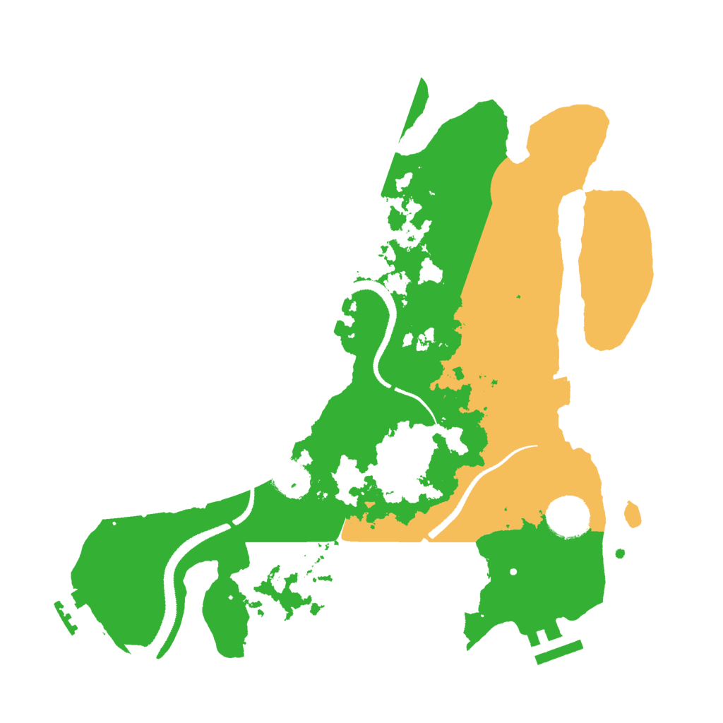 Biome Rust Map: Procedural Map, Size: 3000, Seed: 1172502876