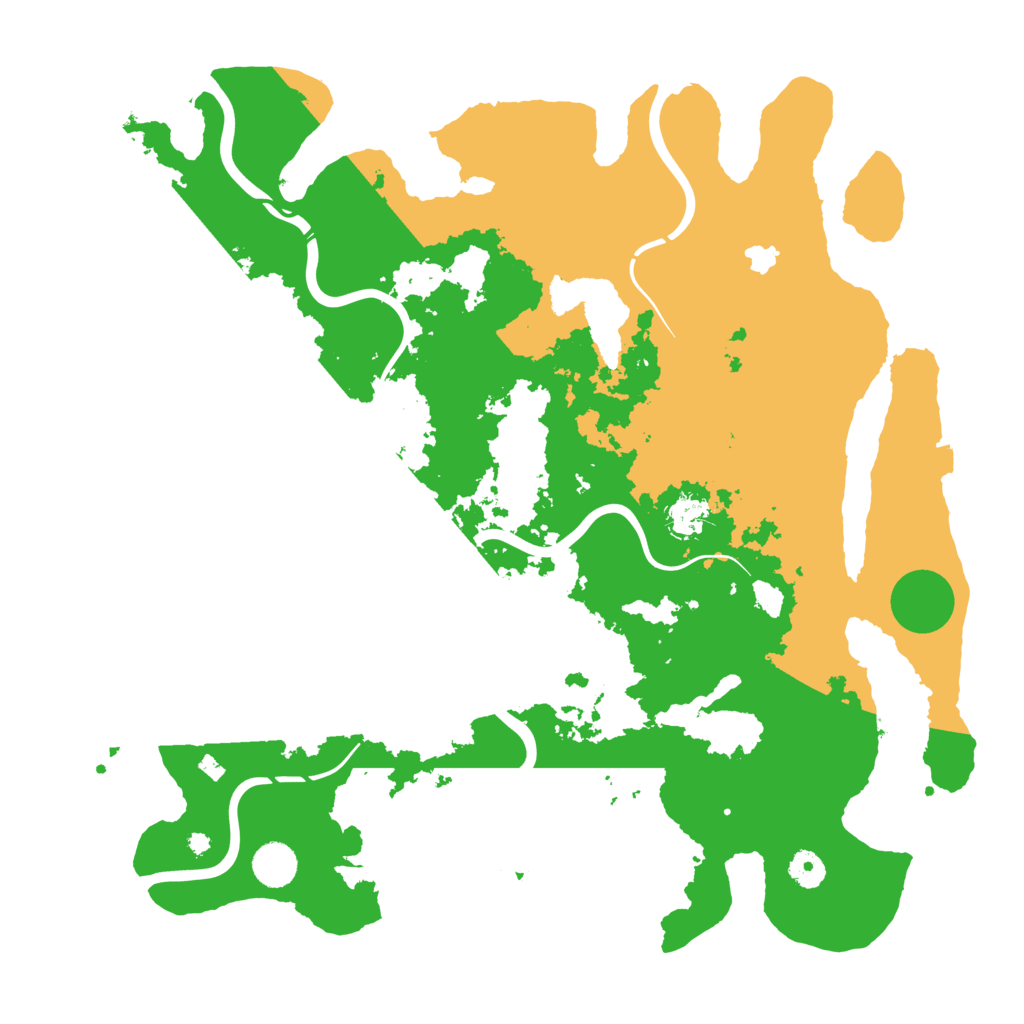 Biome Rust Map: Procedural Map, Size: 4250, Seed: 539213008