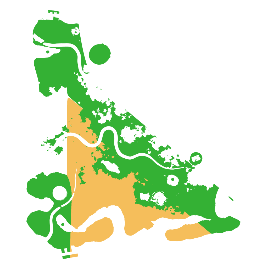 Biome Rust Map: Procedural Map, Size: 3500, Seed: 1516686969