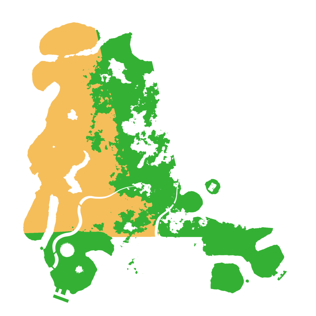 Biome Rust Map: Procedural Map, Size: 4000, Seed: 3501693