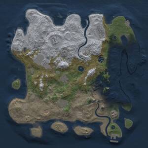 Thumbnail Rust Map: Procedural Map, Size: 3800, Seed: 1782896675, 16 Monuments
