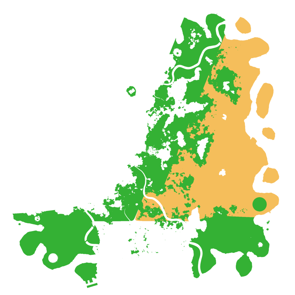Biome Rust Map: Procedural Map, Size: 5500, Seed: 898847440