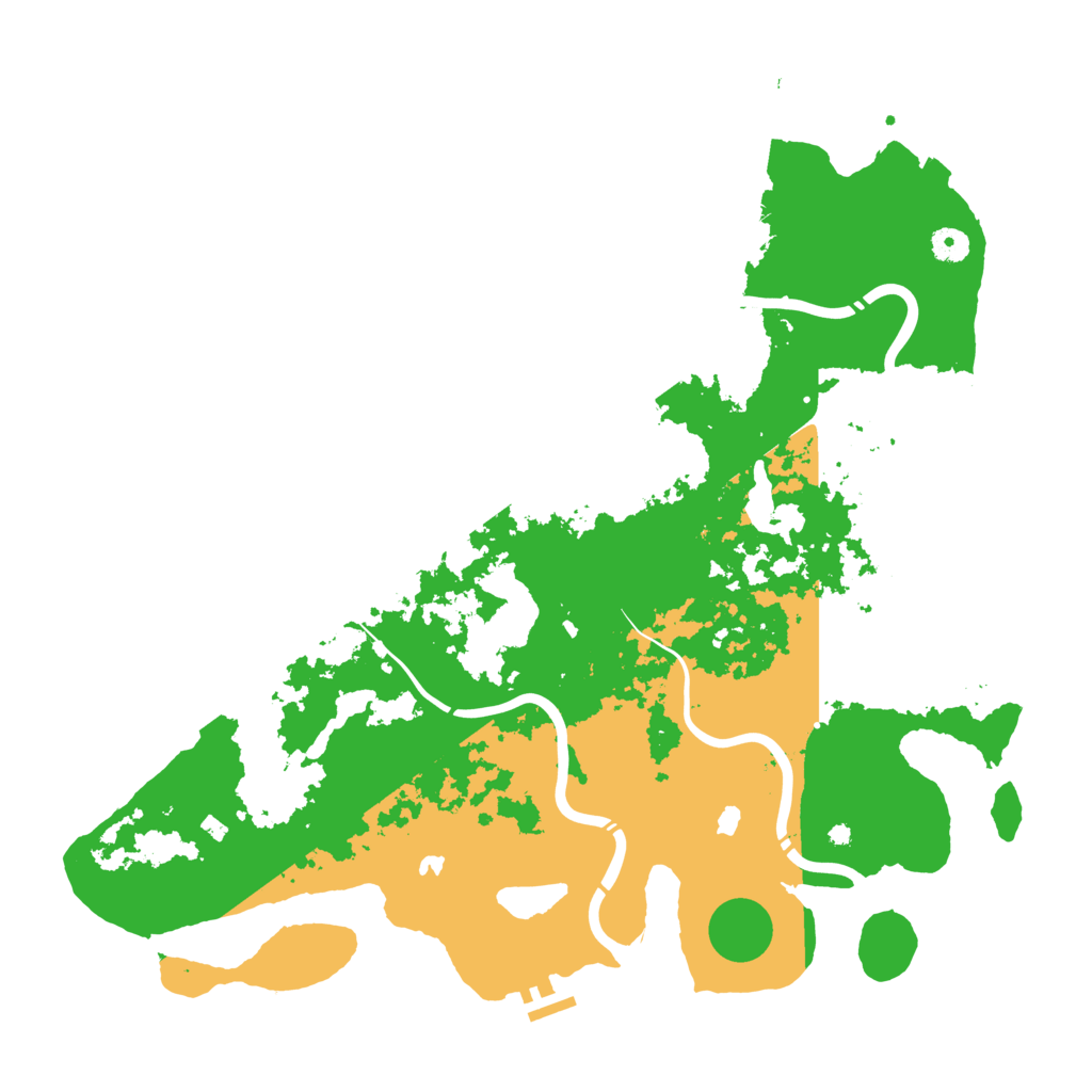 Biome Rust Map: Procedural Map, Size: 4500, Seed: 162397810