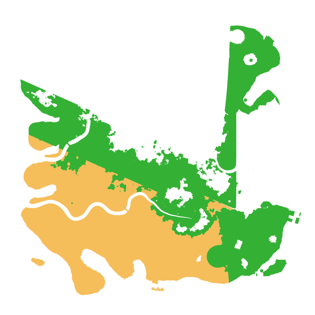 Biome Rust Map: Procedural Map, Size: 3800, Seed: 570761315
