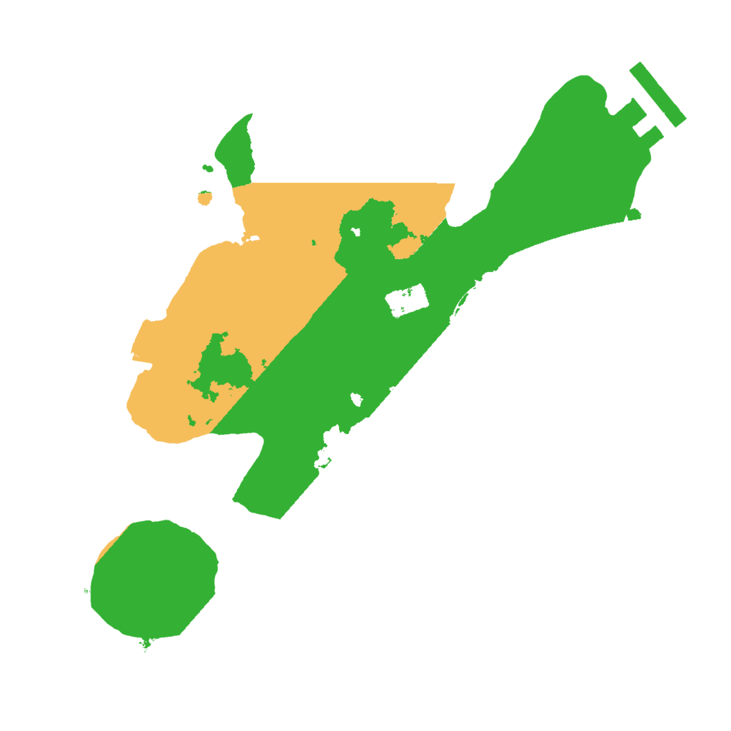 Biome Rust Map: Procedural Map, Size: 2000, Seed: 1855720209