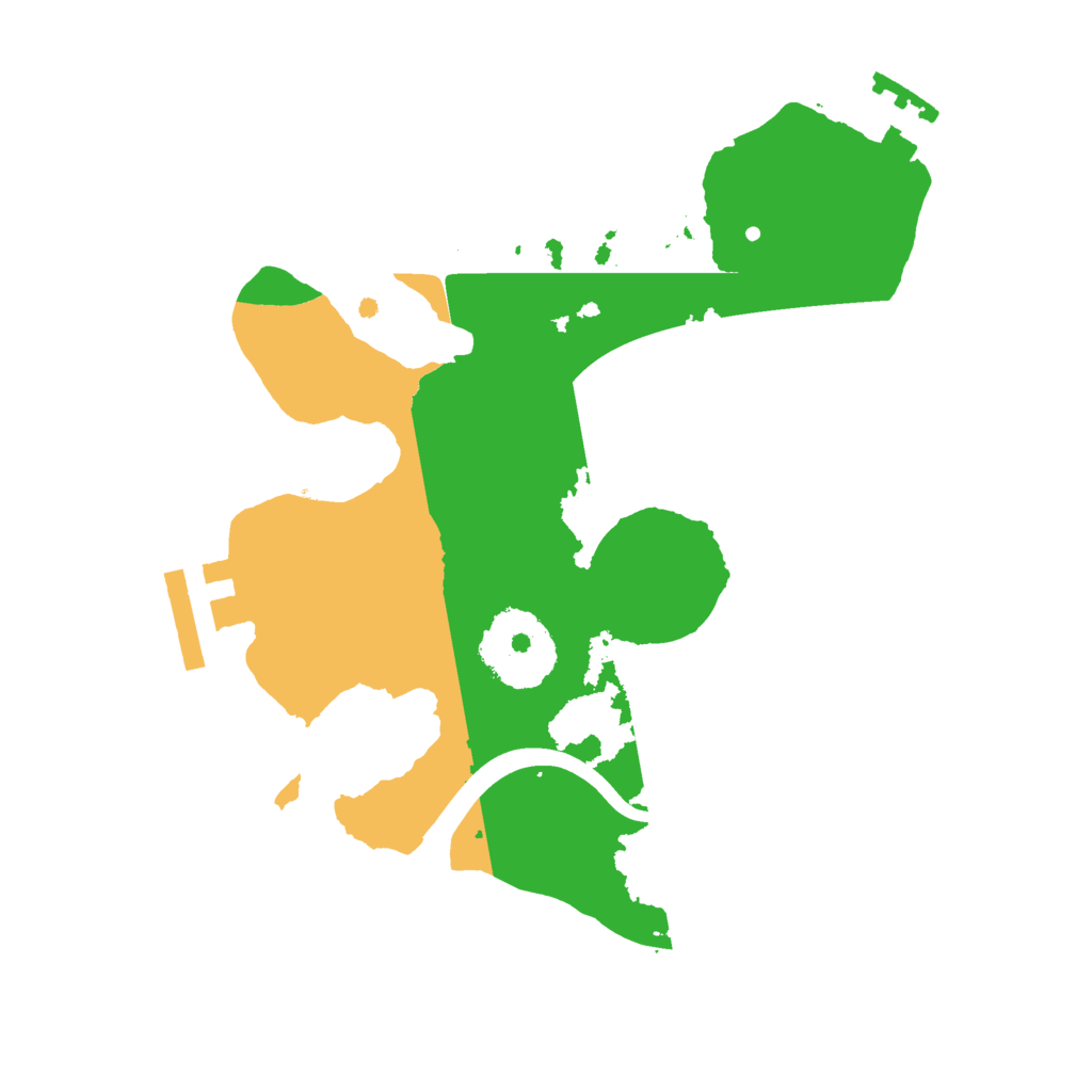 Biome Rust Map: Procedural Map, Size: 2200, Seed: 1698820426