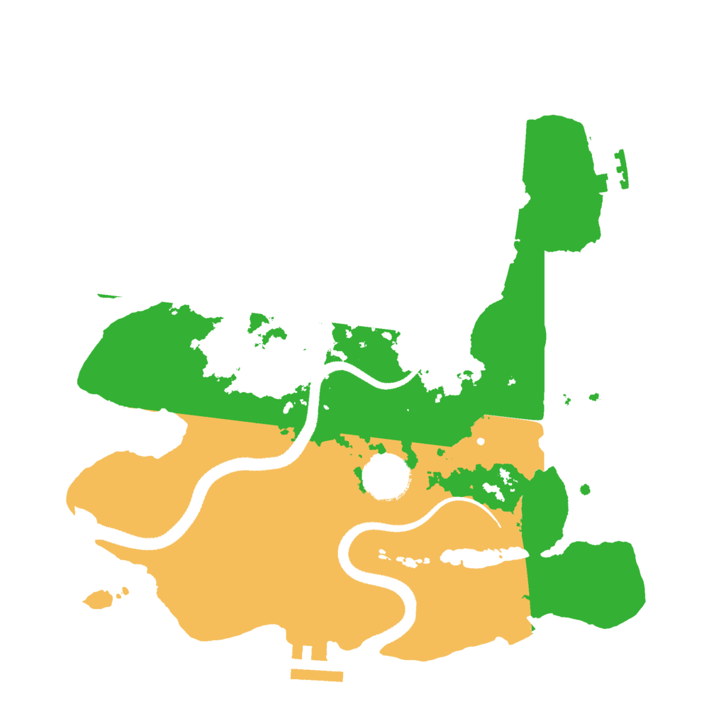 Biome Rust Map: Procedural Map, Size: 2800, Seed: 375666561