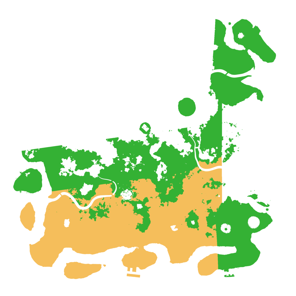 Biome Rust Map: Procedural Map, Size: 4500, Seed: 311966595