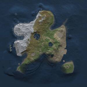 Thumbnail Rust Map: Procedural Map, Size: 2000, Seed: 1427521008, 4 Monuments