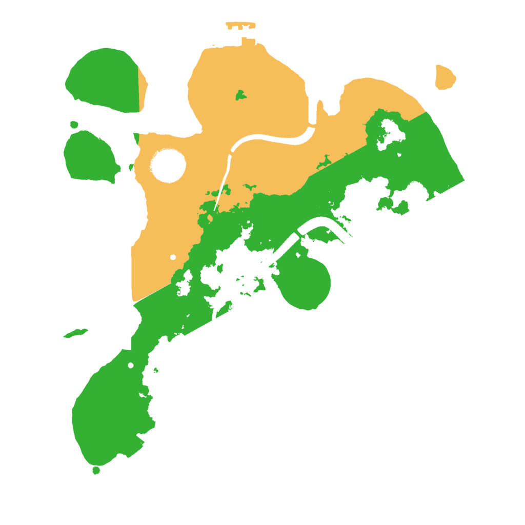 Biome Rust Map: Procedural Map, Size: 2700, Seed: 1764676874