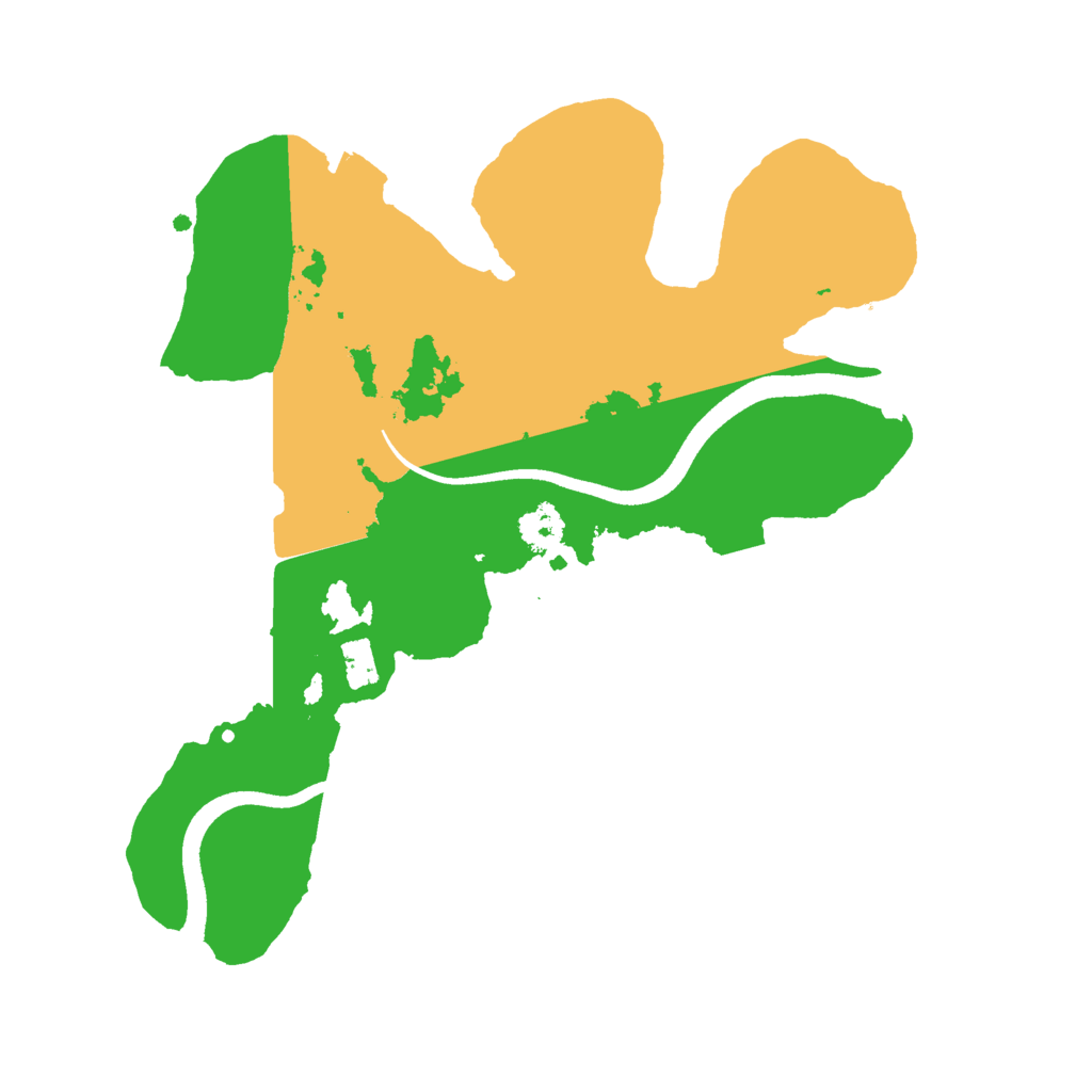 Biome Rust Map: Procedural Map, Size: 2500, Seed: 42042