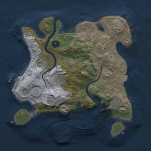Thumbnail Rust Map: Procedural Map, Size: 3000, Seed: 31624, 11 Monuments