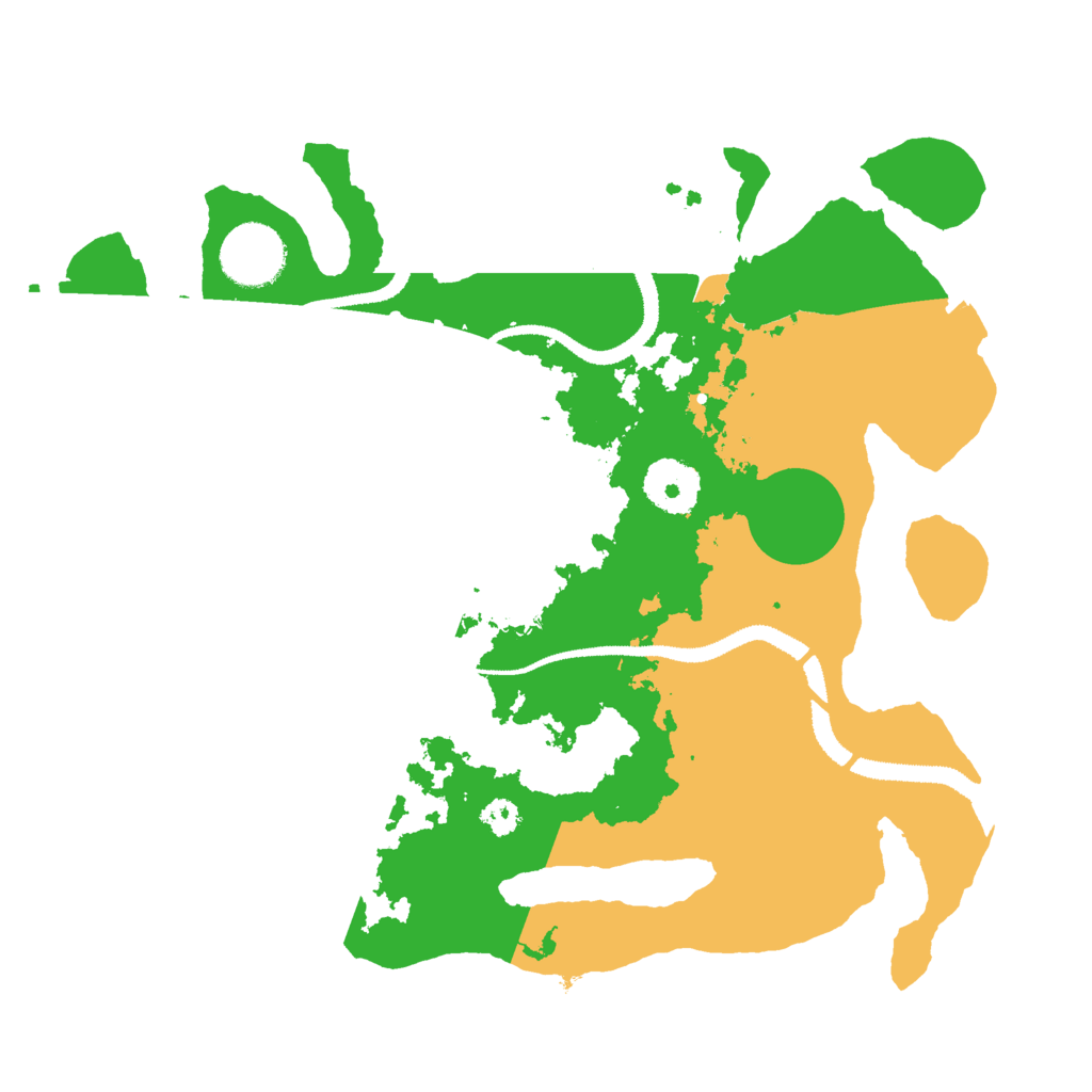 Biome Rust Map: Procedural Map, Size: 3000, Seed: 2000244290