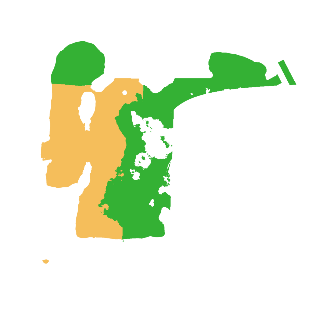 Biome Rust Map: Procedural Map, Size: 2000, Seed: 497240274