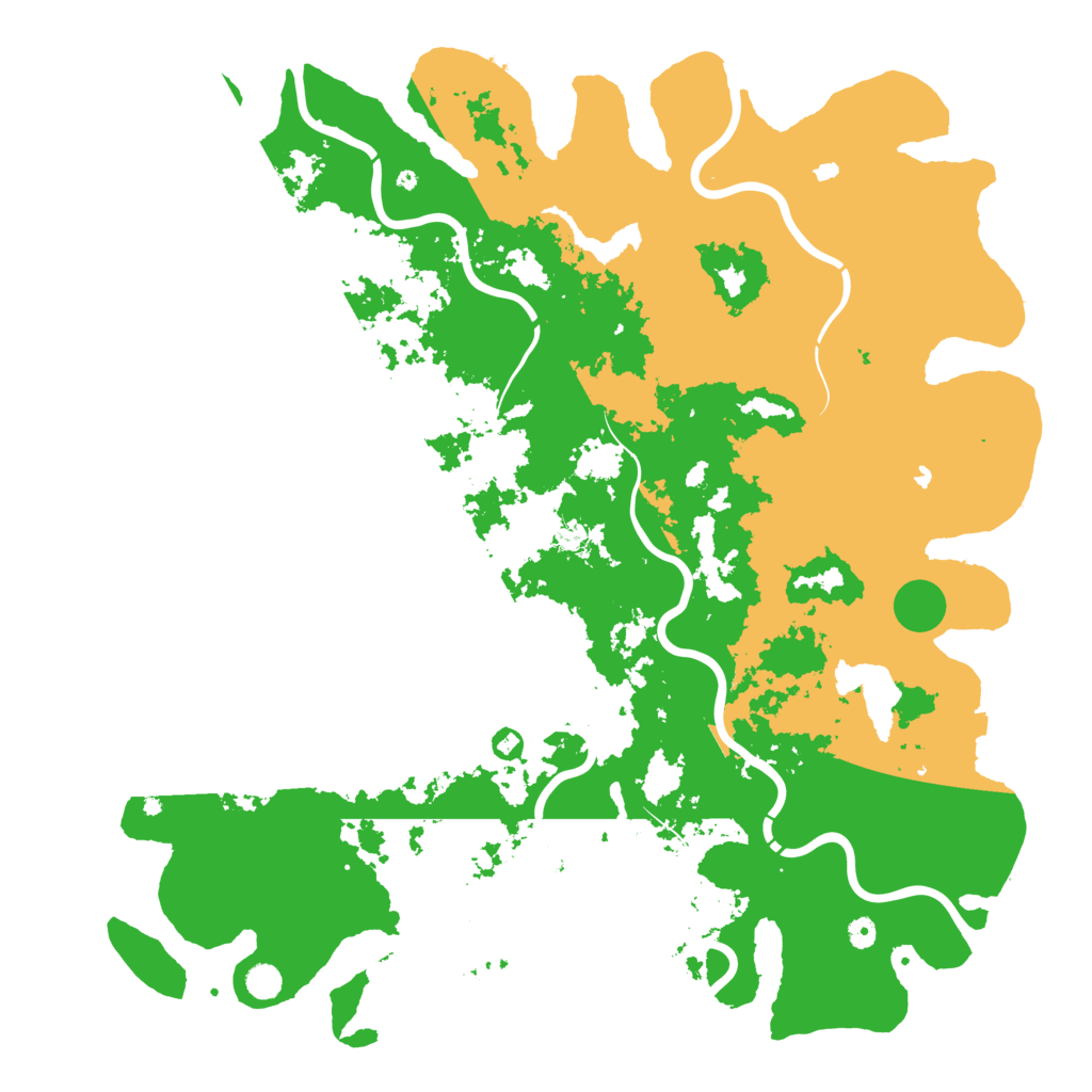 Biome Rust Map: Procedural Map, Size: 5500, Seed: 1331021143