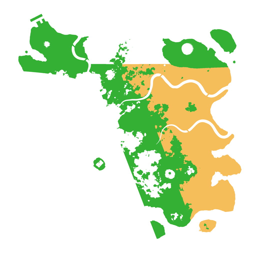 Biome Rust Map: Procedural Map, Size: 3950, Seed: 60000