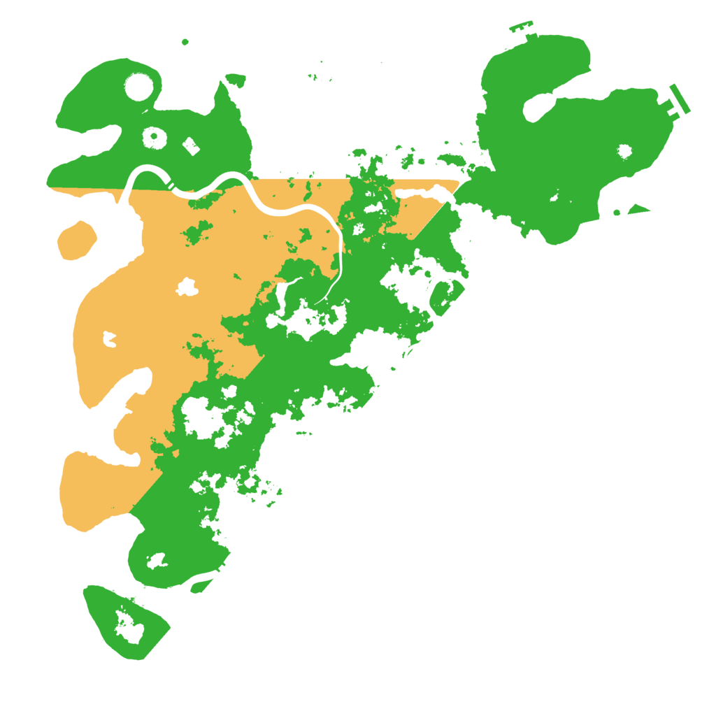 Biome Rust Map: Procedural Map, Size: 4500, Seed: 18770475