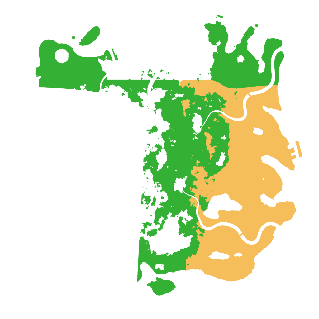 Biome Rust Map: Procedural Map, Size: 4000, Seed: 5423642