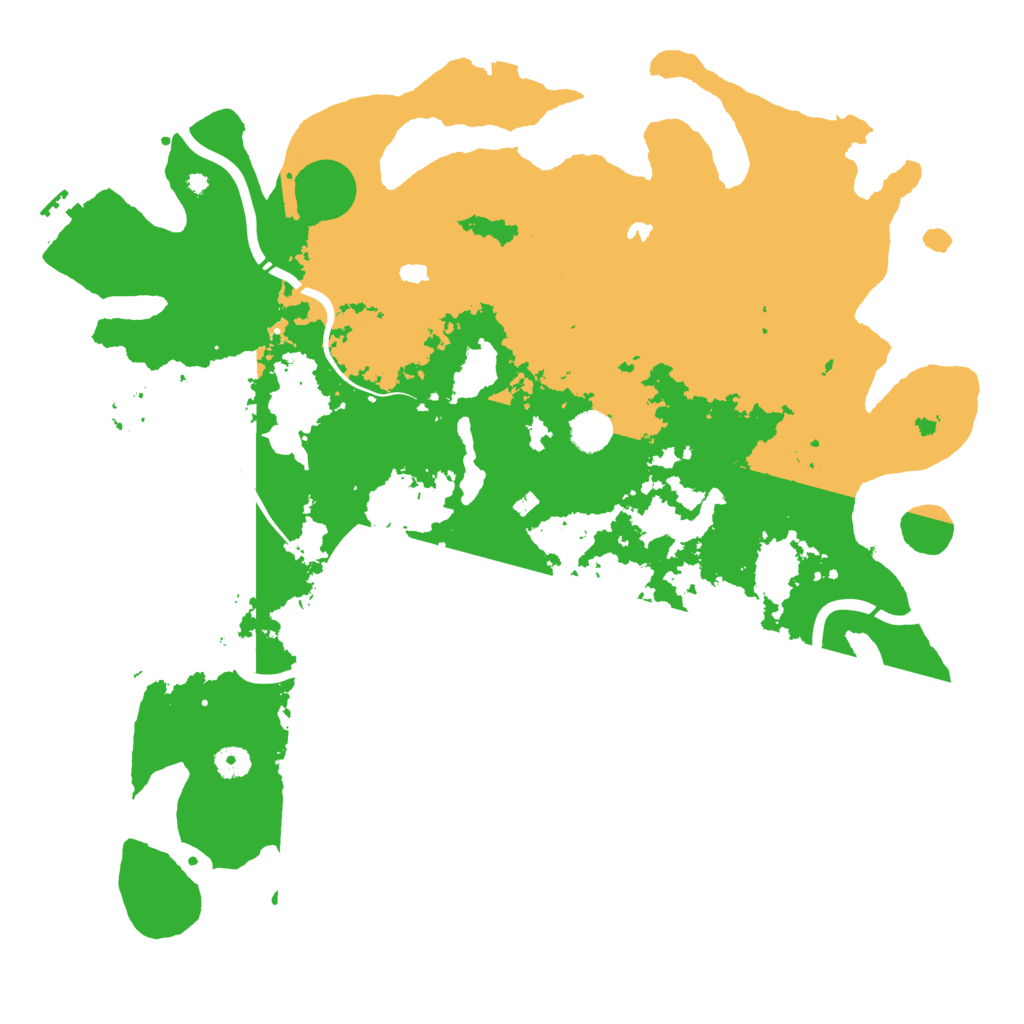 Biome Rust Map: Procedural Map, Size: 4500, Seed: 2091577975