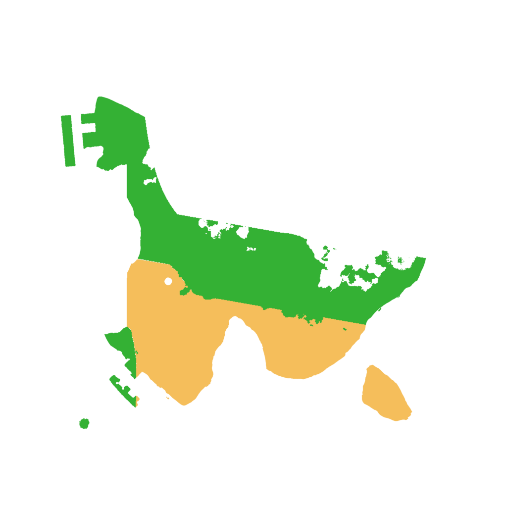 Biome Rust Map: Procedural Map, Size: 2000, Seed: 1307880824