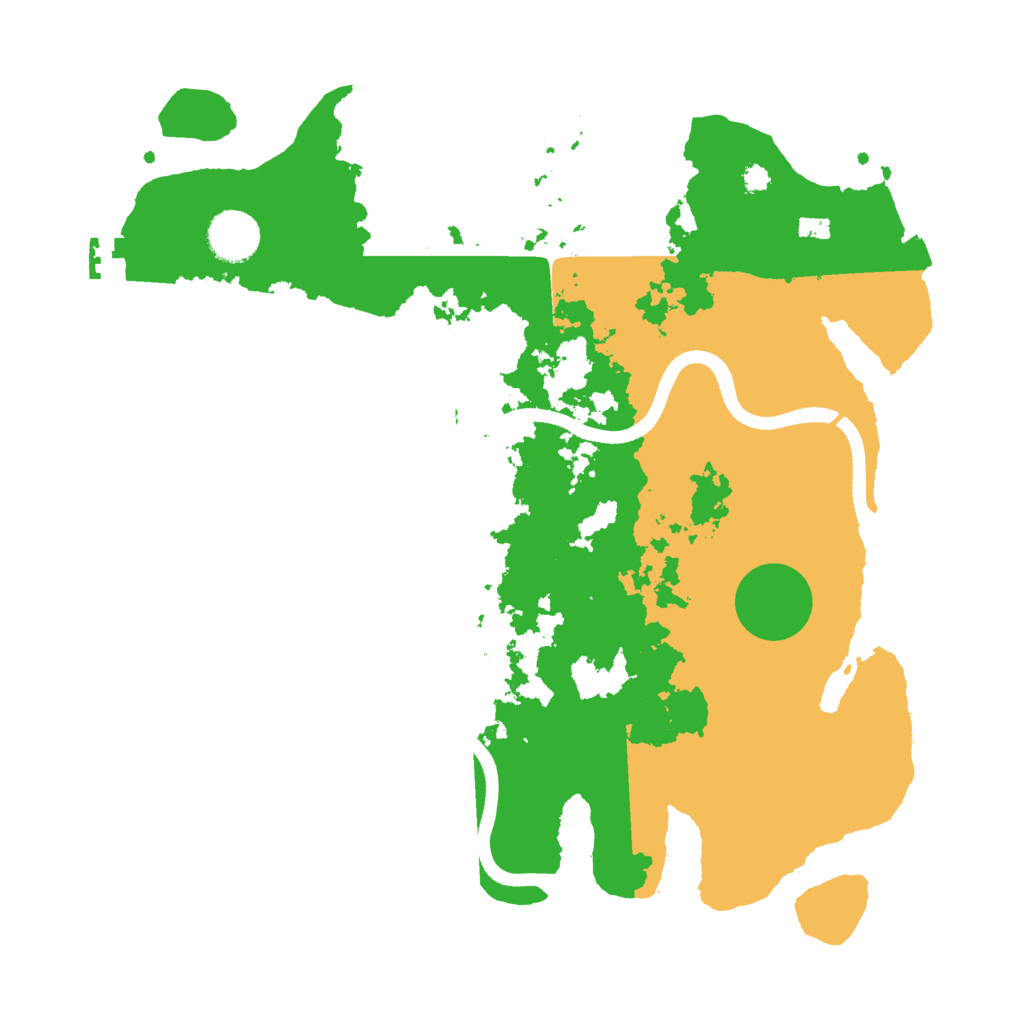 Biome Rust Map: Procedural Map, Size: 3500, Seed: 877870369