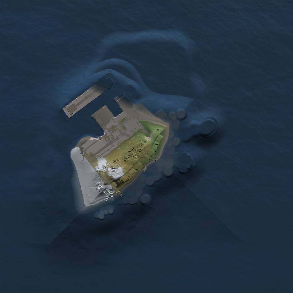 Rust Map: Procedural Map, Size: 1000, Seed: 2013026176, 2 Monuments