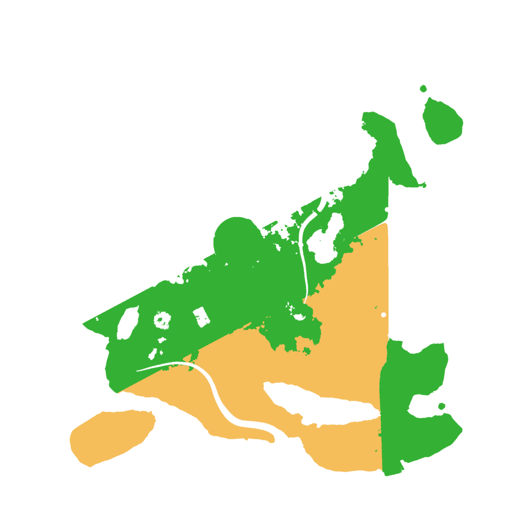 Biome Rust Map: Procedural Map, Size: 3000, Seed: 1672283879