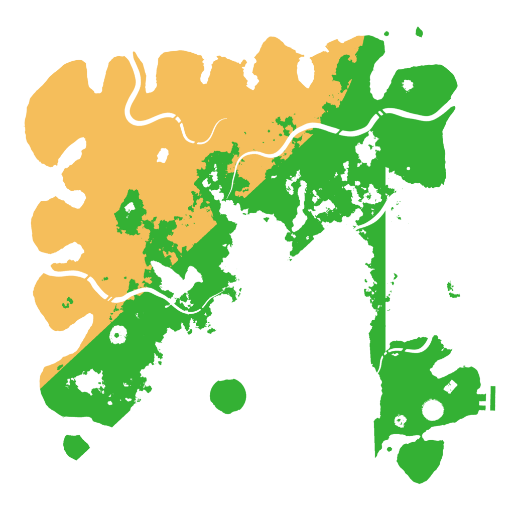 Biome Rust Map: Procedural Map, Size: 4250, Seed: 23548