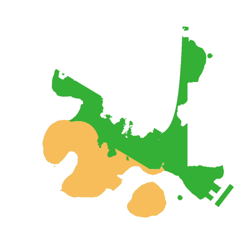 Biome Rust Map: Procedural Map, Size: 2000, Seed: 132787483