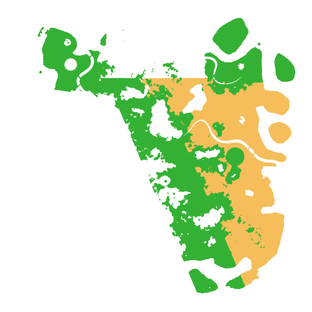 Biome Rust Map: Procedural Map, Size: 4500, Seed: 22773