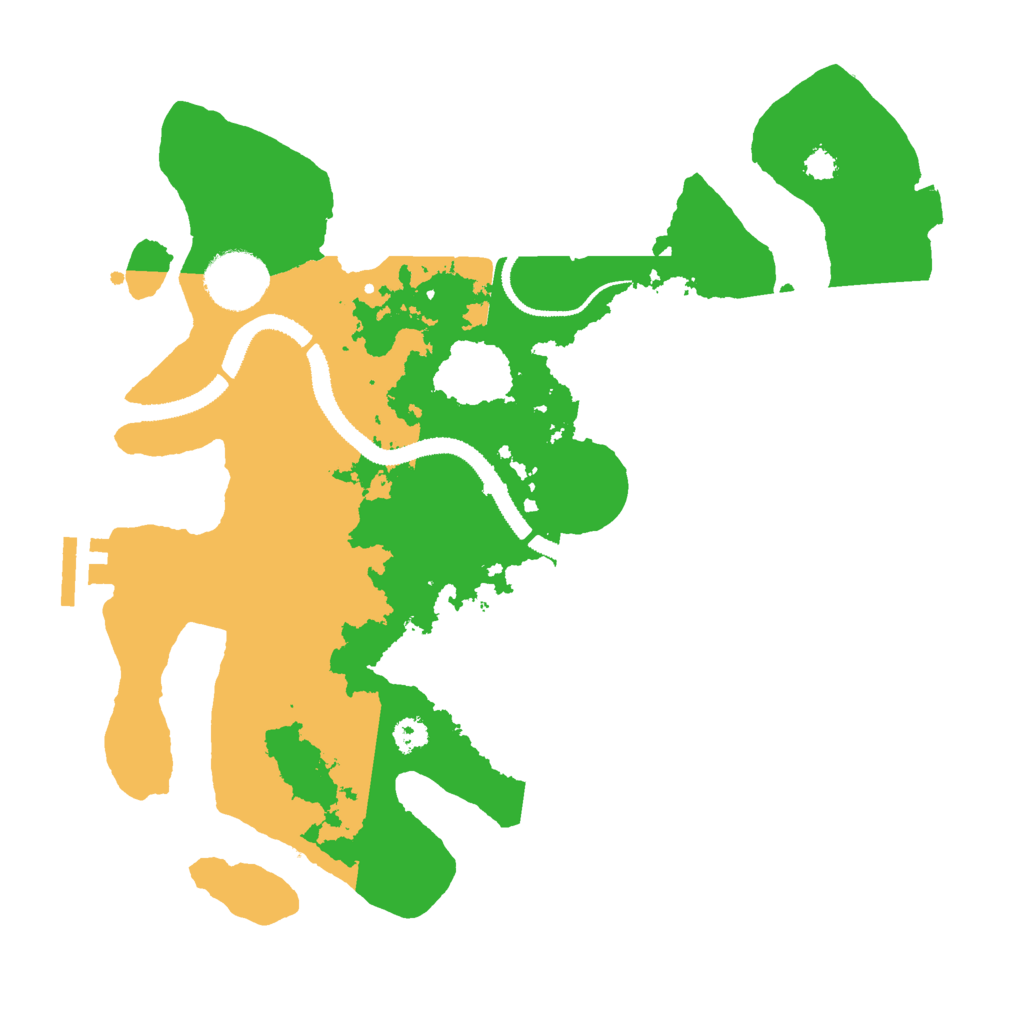 Biome Rust Map: Procedural Map, Size: 3000, Seed: 22500