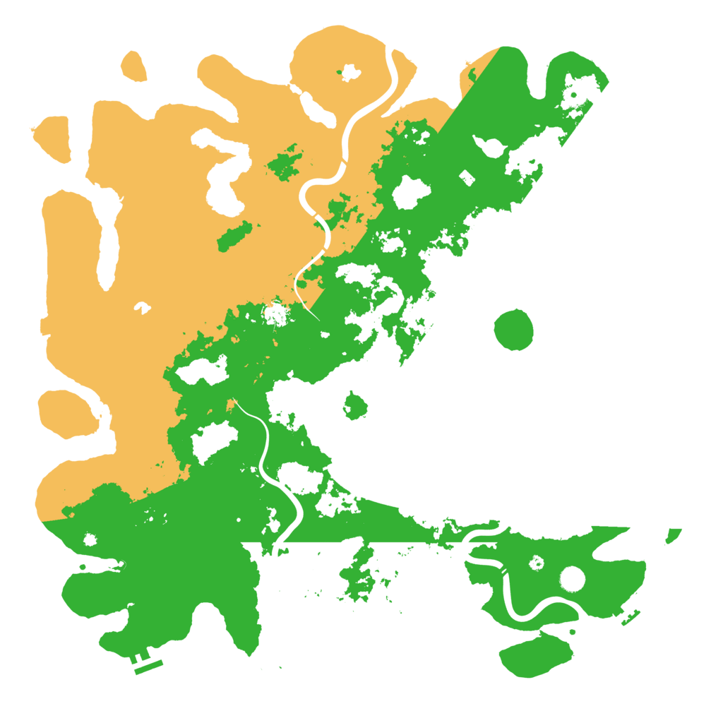 Biome Rust Map: Procedural Map, Size: 5000, Seed: 18731406