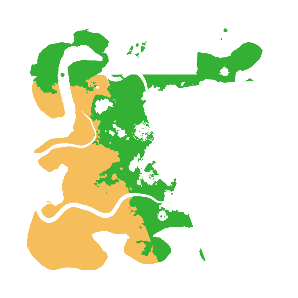 Biome Rust Map: Procedural Map, Size: 3000, Seed: 1981192464