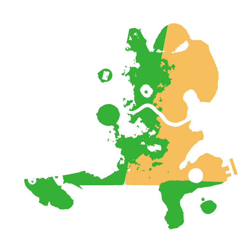 Biome Rust Map: Procedural Map, Size: 3000, Seed: 588214110