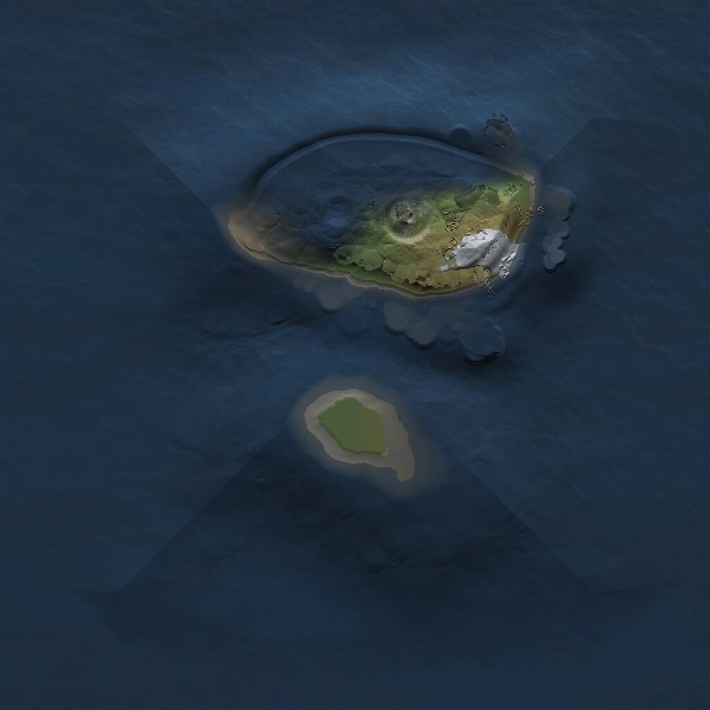 Rust Map: Procedural Map, Size: 1000, Seed: 23828931, 1 Monuments