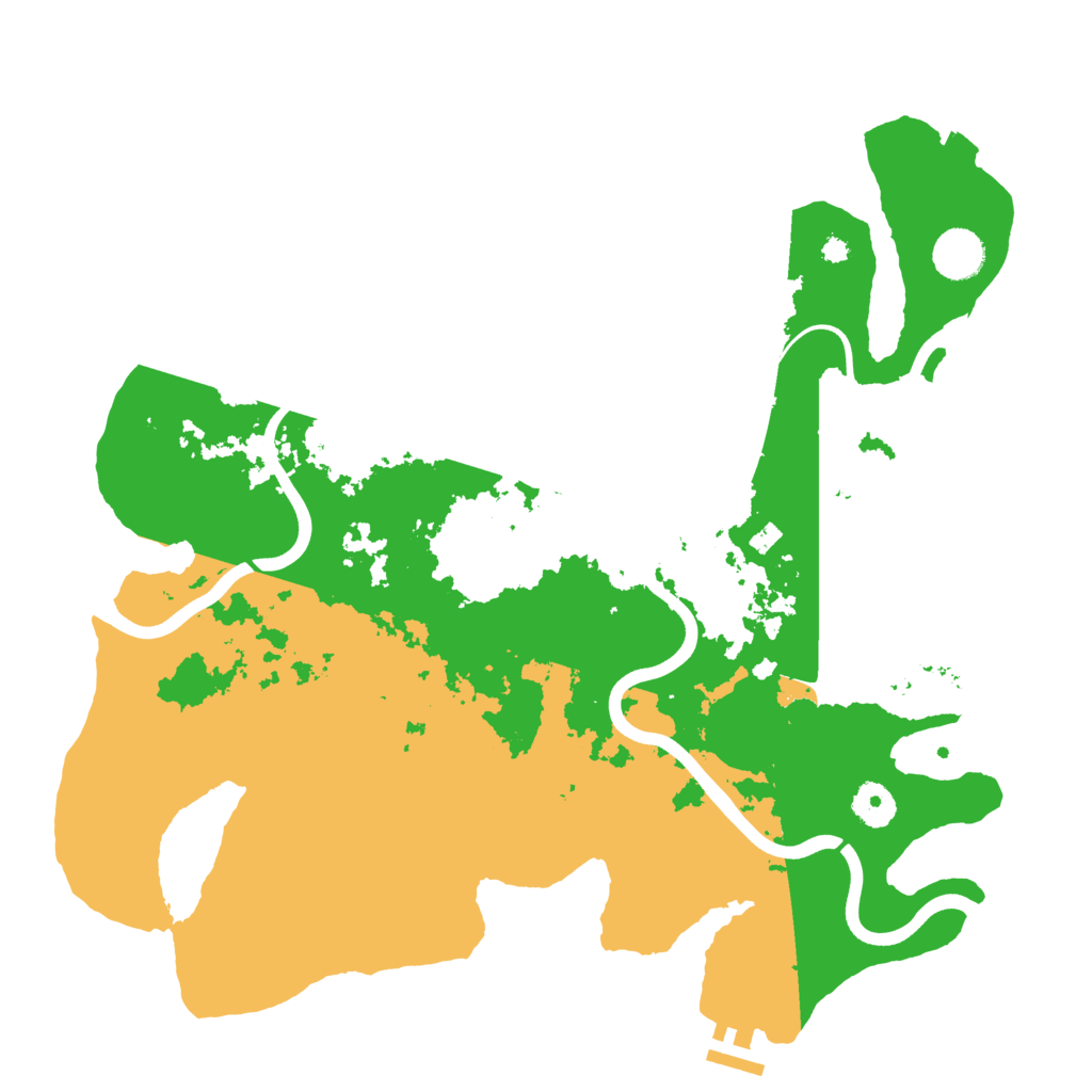 Biome Rust Map: Procedural Map, Size: 3800, Seed: 627734218