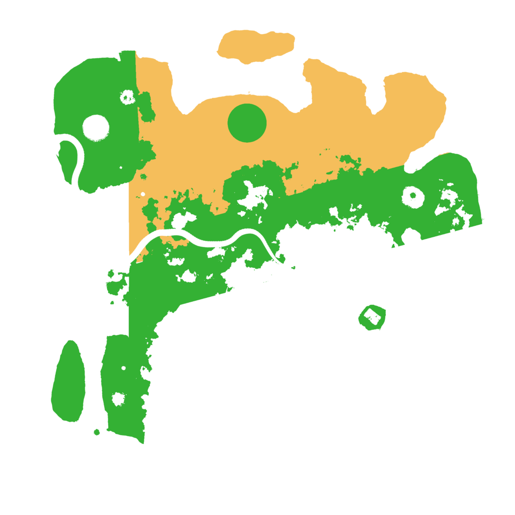 Biome Rust Map: Procedural Map, Size: 3500, Seed: 141798975