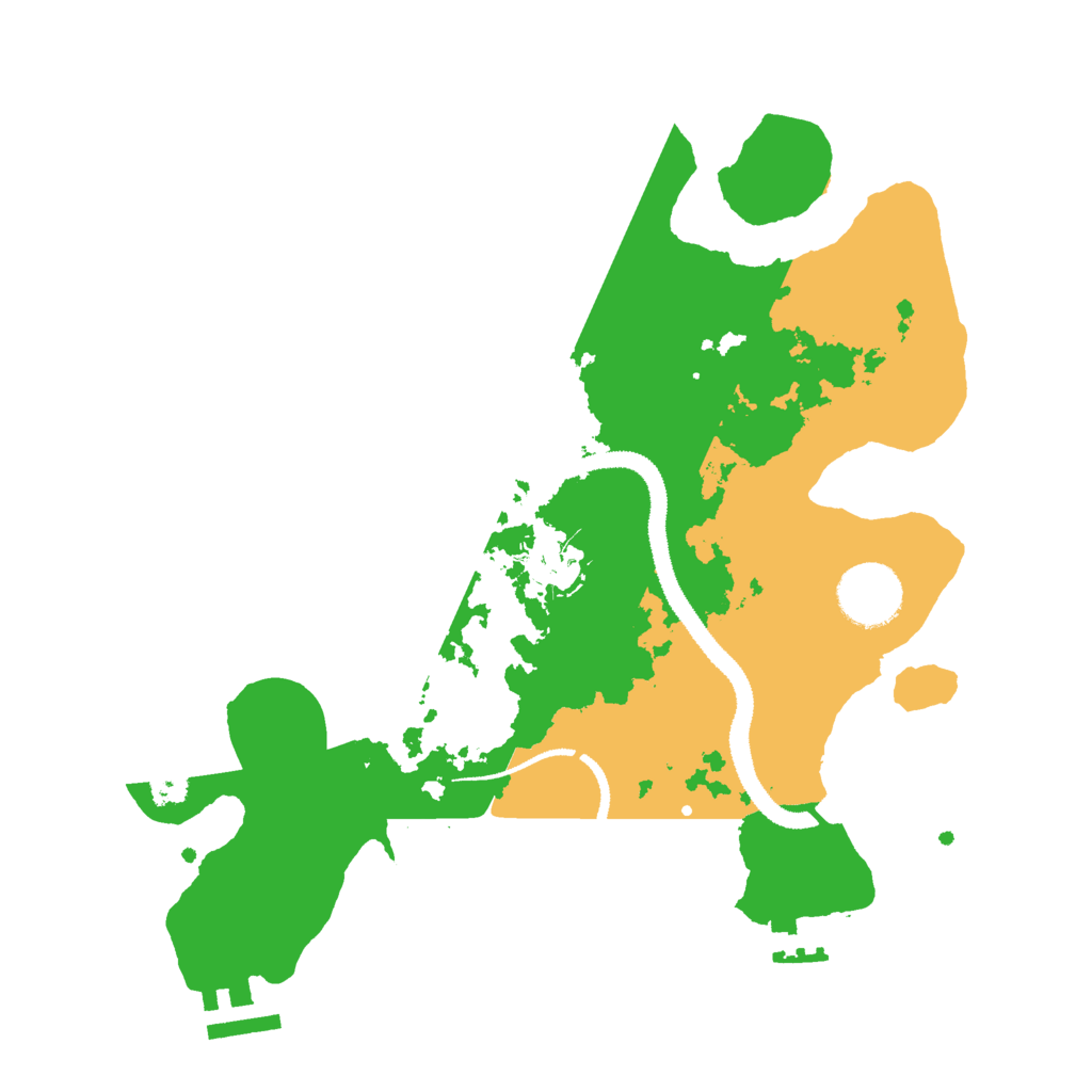 Biome Rust Map: Procedural Map, Size: 3000, Seed: 1427521008