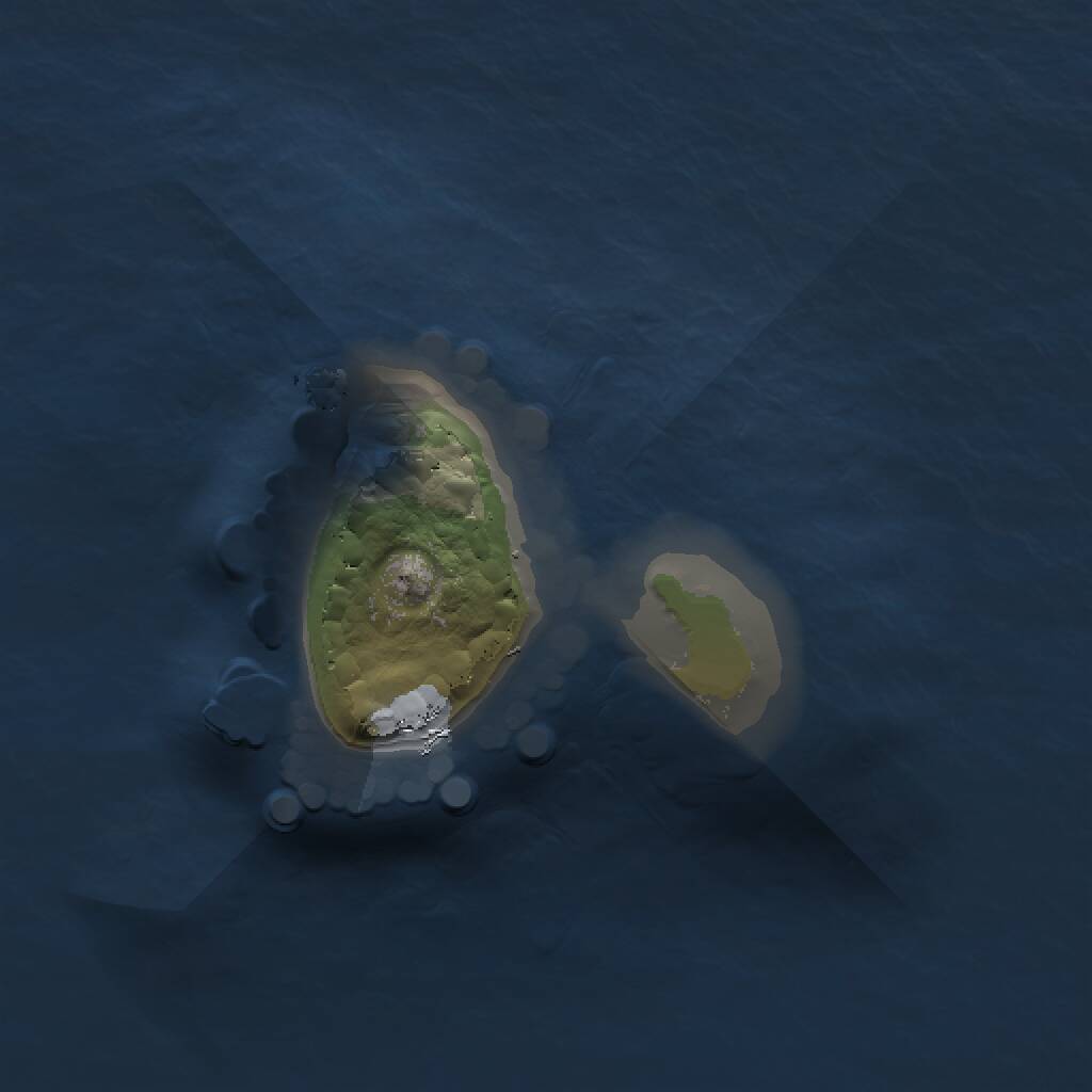 Rust Map: Procedural Map, Size: 1000, Seed: 1054900391, 1 Monuments