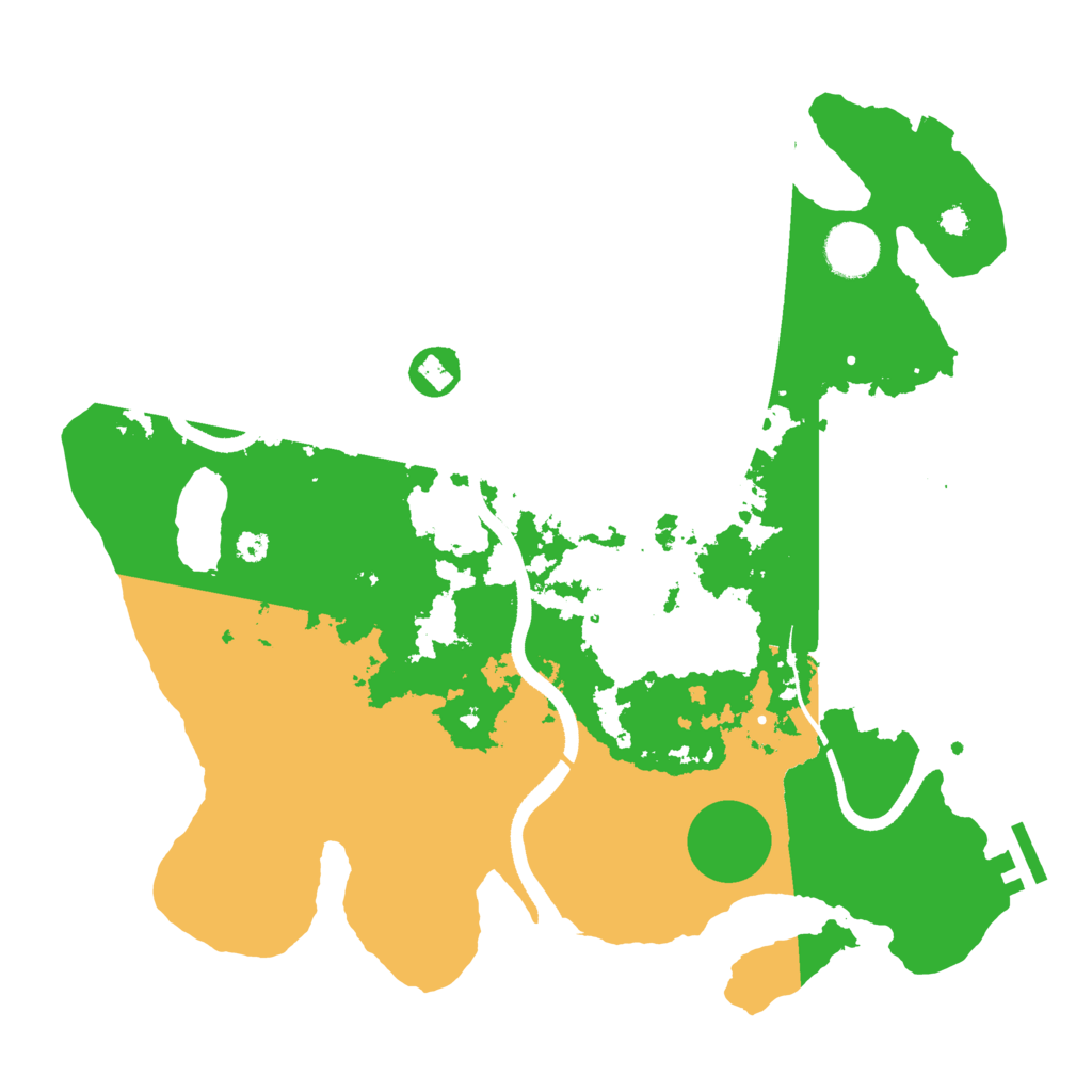 Biome Rust Map: Procedural Map, Size: 3500, Seed: 1559244182