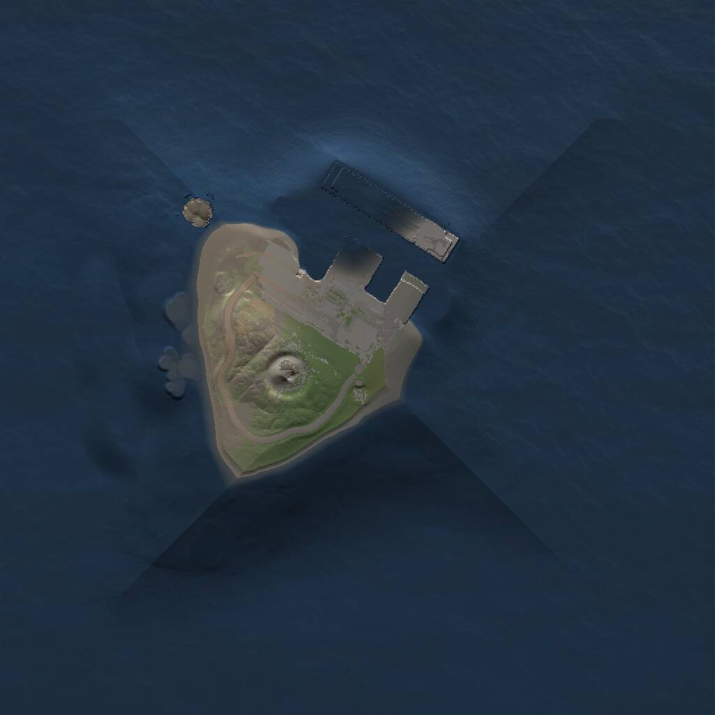 Rust Map: Procedural Map, Size: 1000, Seed: 652747598, 2 Monuments