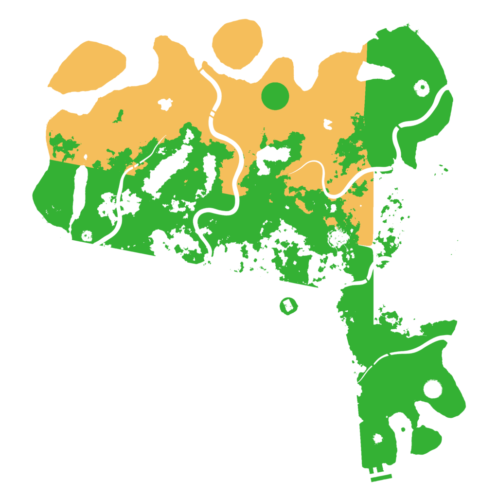 Biome Rust Map: Procedural Map, Size: 4750, Seed: 1660027863