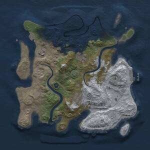 Thumbnail Rust Map: Procedural Map, Size: 3002, Seed: 20000, 9 Monuments