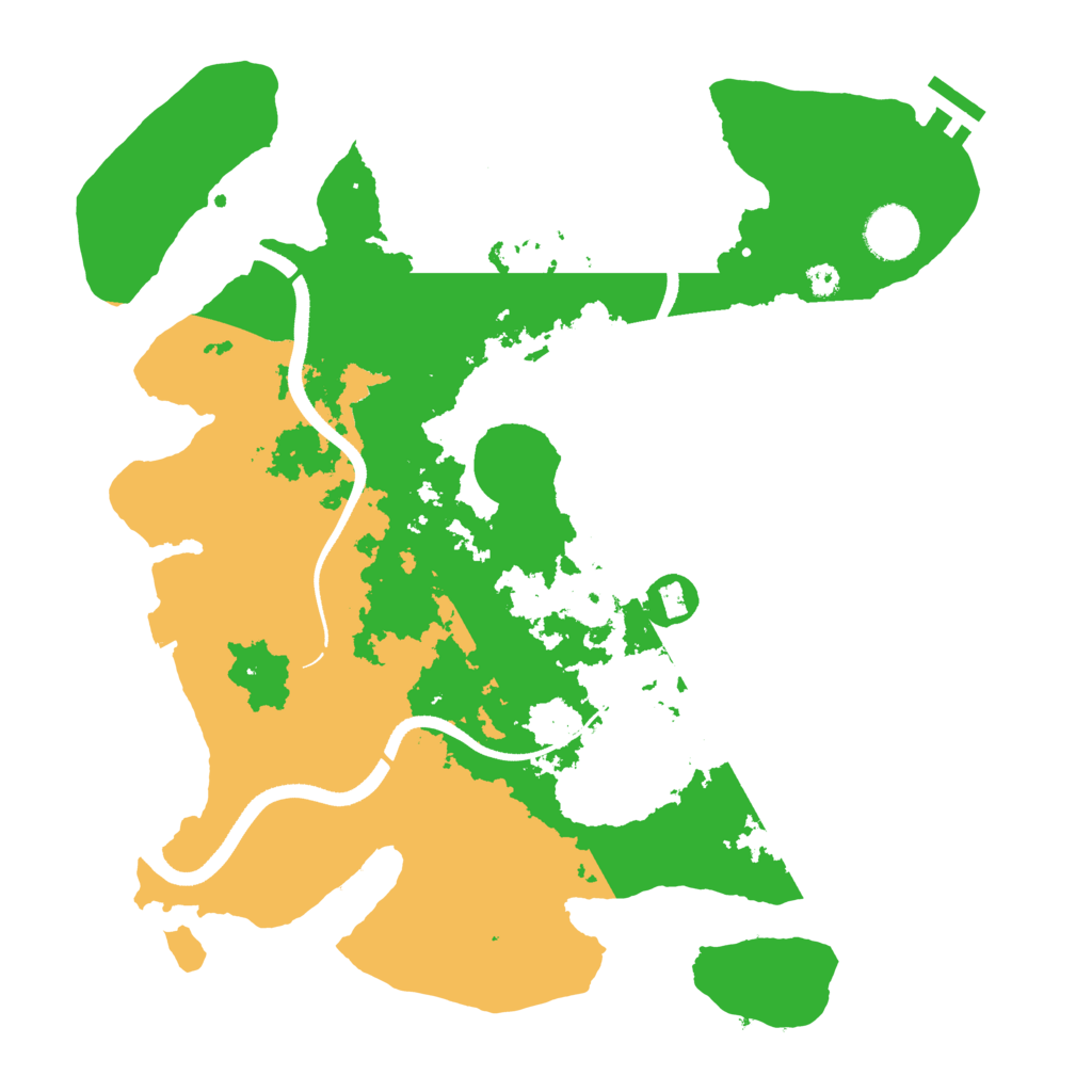 Biome Rust Map: Procedural Map, Size: 3500, Seed: 1030908905