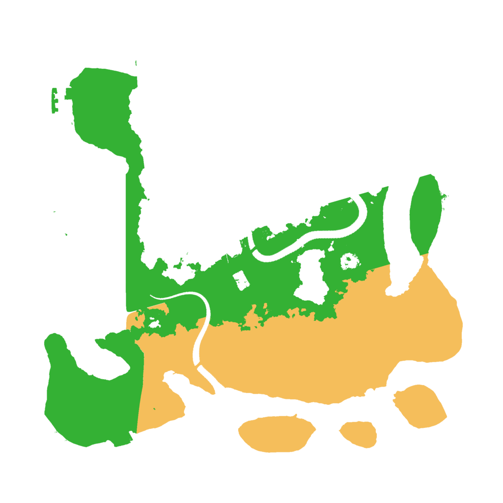 Biome Rust Map: Procedural Map, Size: 3000, Seed: 566050194